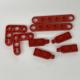 Lego 4262 44301 4917 32056 Red Replacement Add-on Pieces Parts Lot of 8