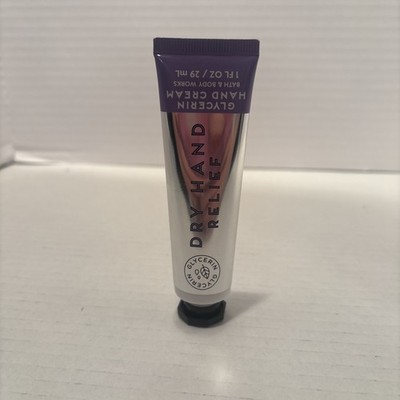 BATH & BODY WORKS DRY HAND RELIEF HAND CREAM  1 fl oz new travel size