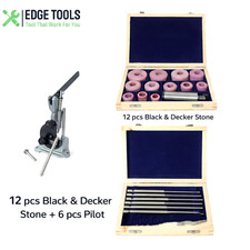 New 12 Pcs Valve Seat Grinding Stones With Dresser 6pcs Pilots 916 Holder