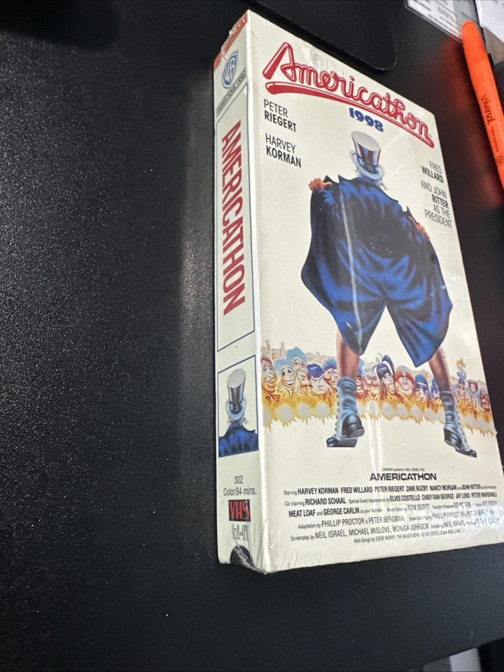 AMERICATHON 1998 VHS John Ritter Harvey Korman Fred Willard 1979 1985 Rare oop - Image 2 of 4