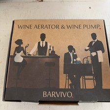 Barvivo Wine Aerator & Wine Pump Set - Brand New in Box