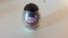 Vintage Hasbro Weebles 1975 Pirate Boy Brown Hair White Base