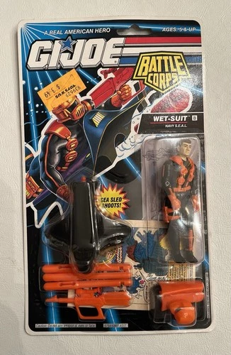 Vintage GI Joe ARAH Battle Corps Wet-Suit MOC new sealed