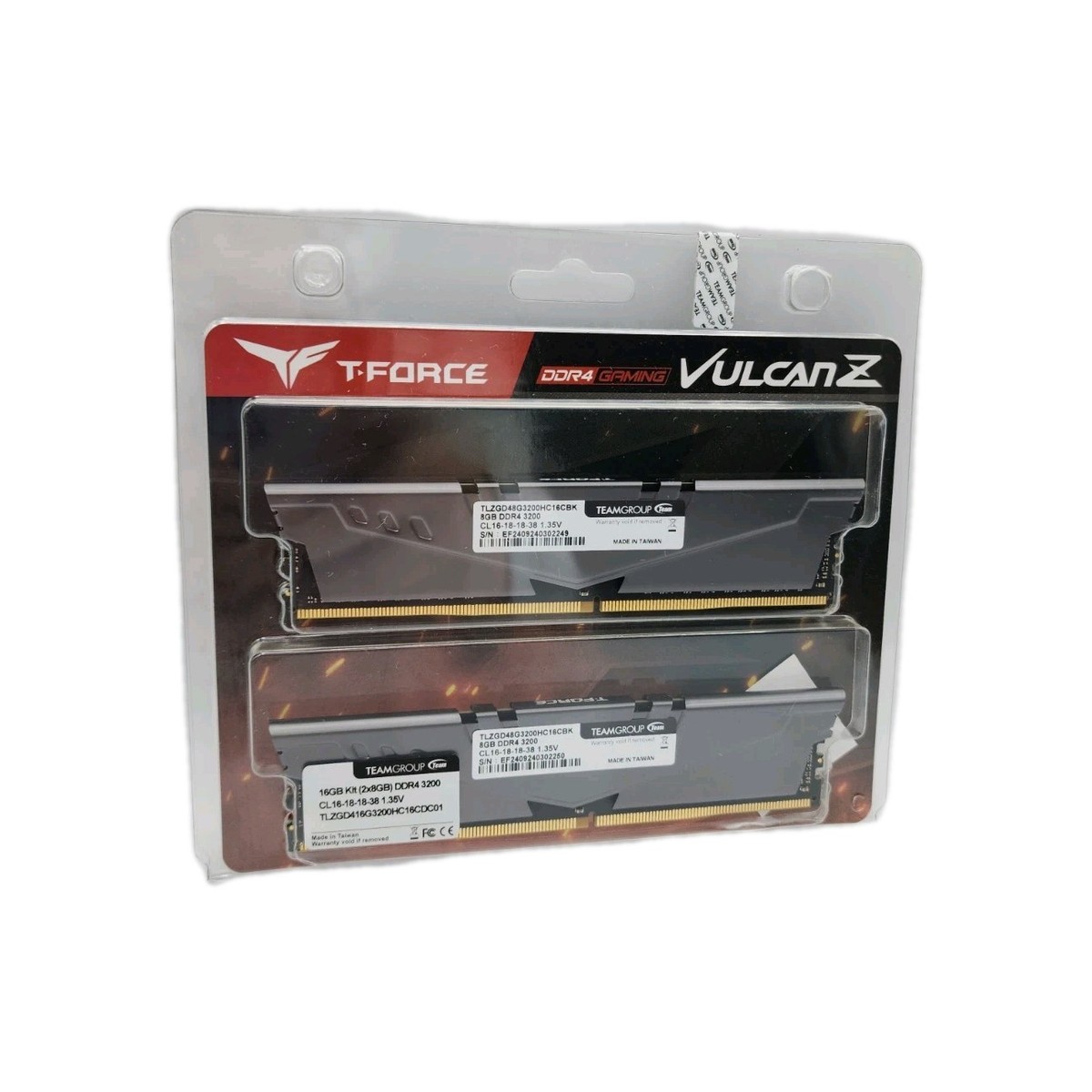 Team T-force Vulcan Z 16GB (2 x 8GB) PC4-25600 (DDR4-3200