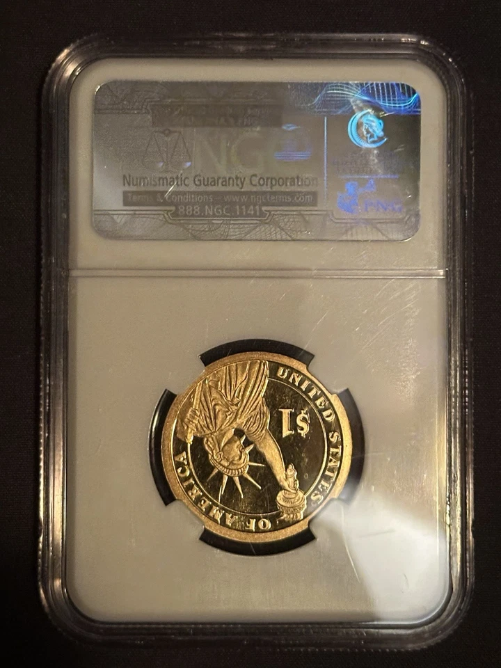 One Dollar Coin2008 6th President 1825-1829John Quincy Adams  - Image 2 of 2