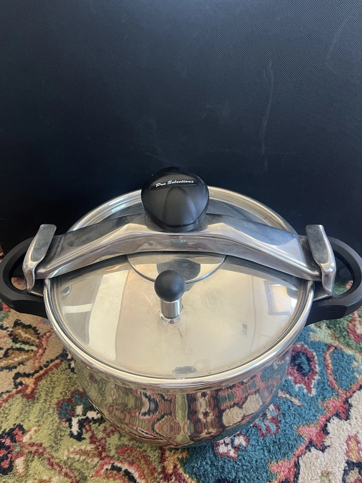 Pressure Cooker 8L Pro Selections 4 pc Fry-Steam Trivet Jiggler-8L SS SPAIN