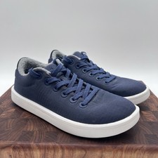 Allbirds Women Navy Blue Wool Piper Sneakers Size 9 Lace Shoes Merino Wool Lined