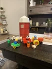 Fisher Price Little People Vintage 1968 Mix Lot & Silo 12 Pc