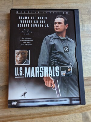 U.S. Marshals Special Edition DVD Tommy Lee Jones Wesley Snipes. Snap Case.