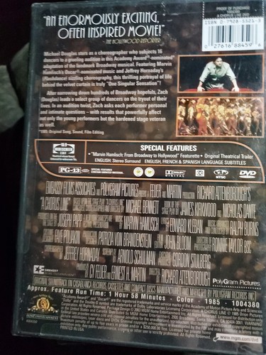 A Chorus Line DVD 1985 Special Featurette Marvin Hamelish Conductor New sealed - Picture 2 of 2