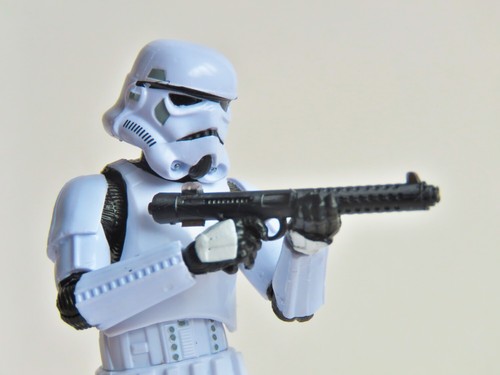 Stormtrooper blaster E-10C no scope 3.75 Star Wars figure accessory 3D print - Picture 2 of 2