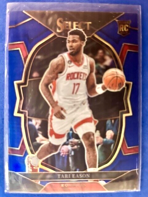 NBA - Tari Eason 2022-23 Panini Select Concourse Blue Prizm RC - Rockets