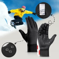 Winter Thermal Gloves Waterproof Touchscreen Non-Slip Freezer Gloves for Driving