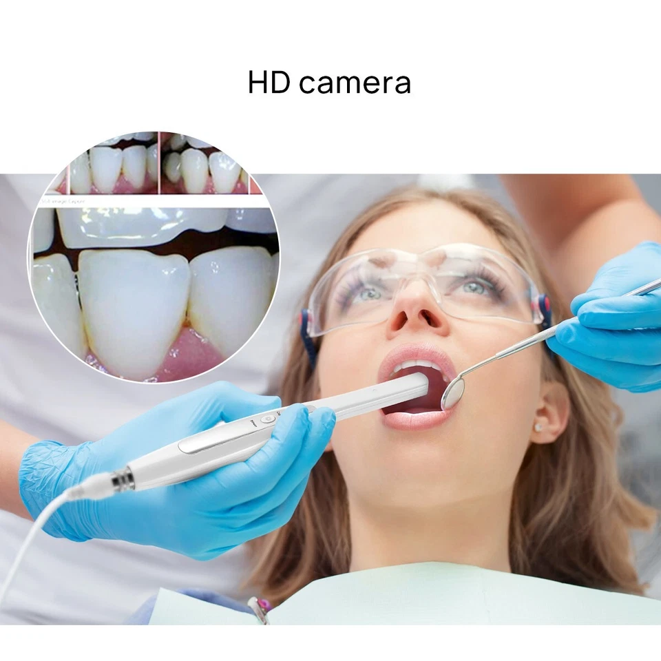 Cámara intraoral dental AZDENT digital USB enfoque de imágenes intraoral 6 luces LED Foto 4 de 4