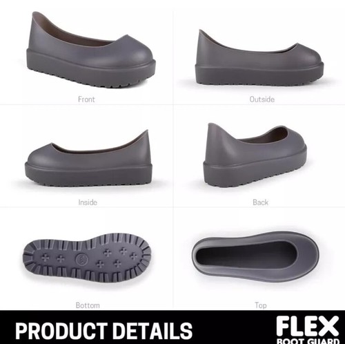 FLEX BOOT GUARD Compatible with UGGs Waterproof Silicone Rubber Shoe Cover 8-10 - Picture 2 of 9