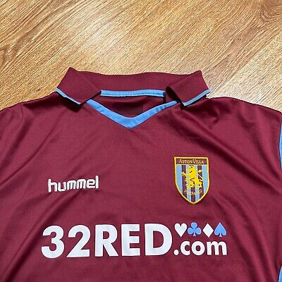 Aston Villa 2006/2007 Home Football Shirt Jersey Hummel Size Aston Villa 2006/2007 Home Football Shirt Jersey Hummel Size