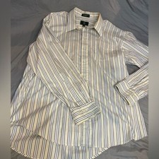 Pin Point Oxford Club Room Men's Dress Shirt - 16.5 / 34/35