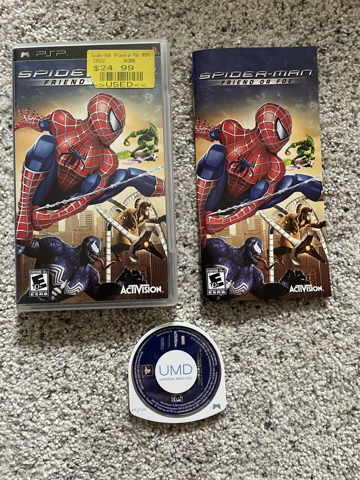 Spider-Man Friend or Foe PSP ISO Highly Compressed (100mb)