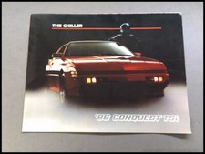1986 Dodge Conquest Tsi Turbo Sales Brochure Catalog Mitsubishi Chrysler Chiller