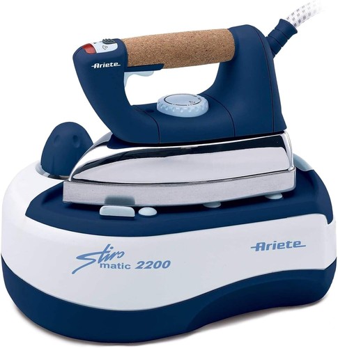 Ariete Stiromatic 2200 Ferro da Stiro a Caldaia 2000W Manico in Sughero - Foto 3 di 4