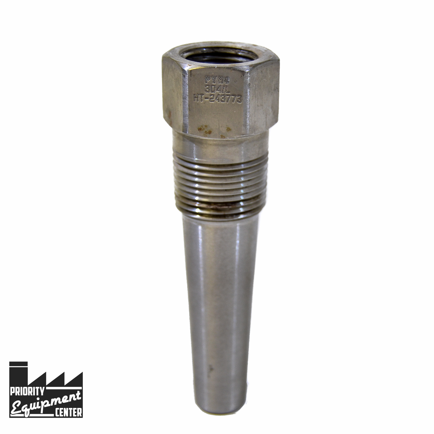 4" Bore Thermowell 41/4" OAL 1/2" Instrument Connection 3/4" Process