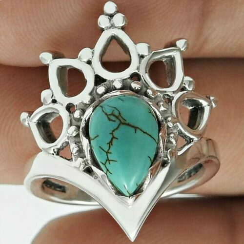 Anello Con Sigillo Turchese Da Uomo: Argento Sterling Placcato Oro 14 Carati - Italia