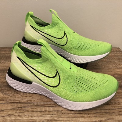 nike epic phantom react flyknit electric green