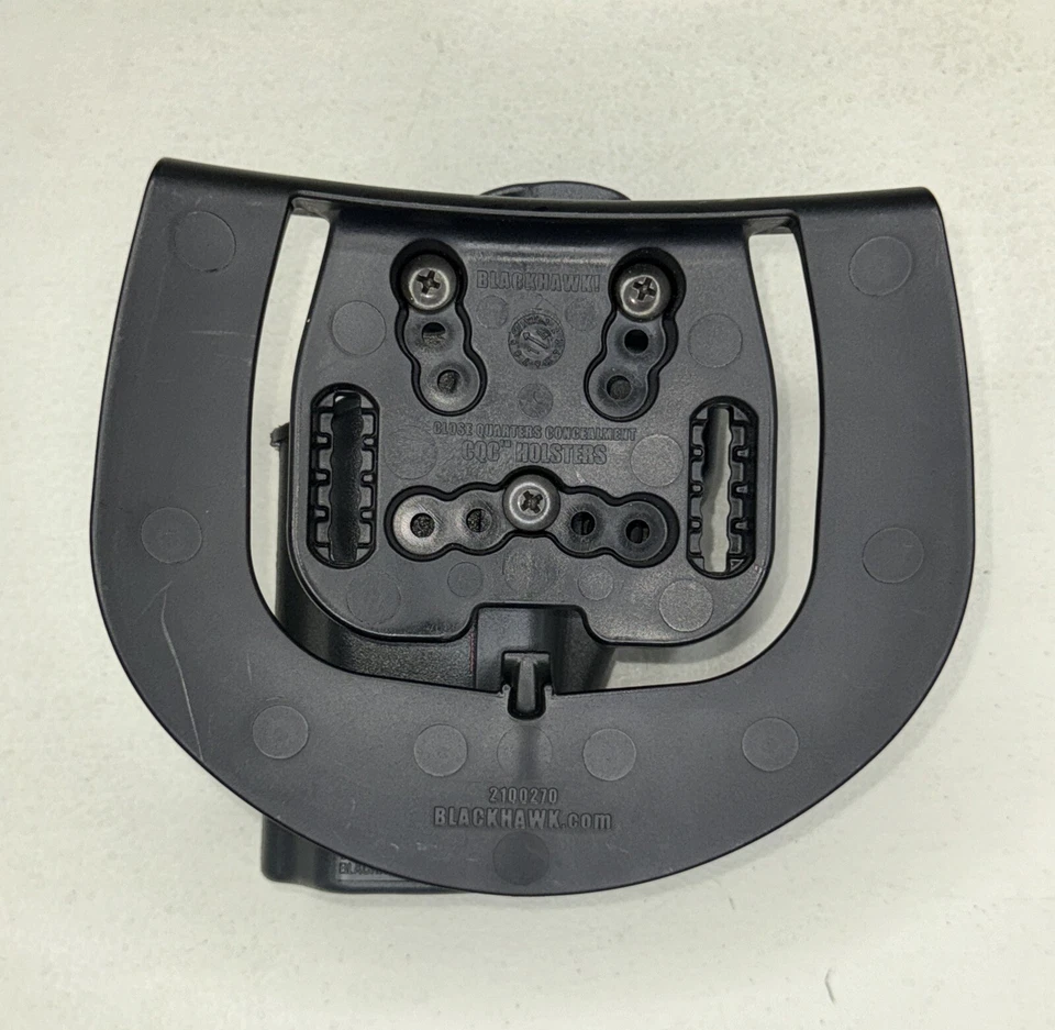 Blackhawk serpa CQC holster Glock 20 21 37 S&W M&P .45, Paddle, Right Hand, Gray - Image 3 of 4