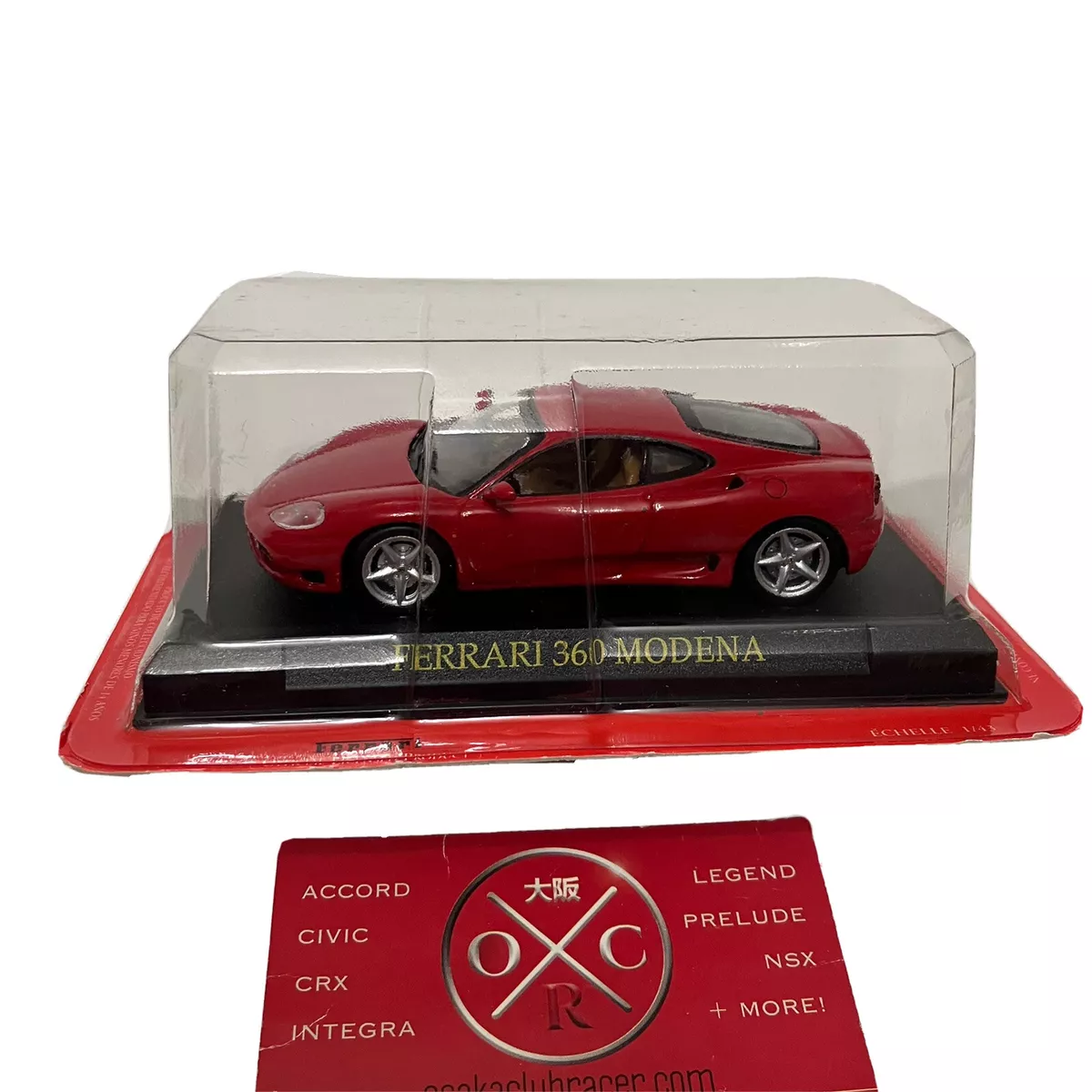 Sealed Hachette 1:43 Ferrari 360 Modena Japanese Market Rare Diecast Toy  Car Red