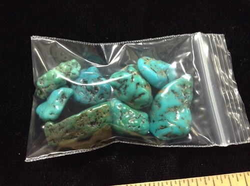 Premium Old Stock Arizona Turquoise 1 oz. Lot - Picture 5 of 8