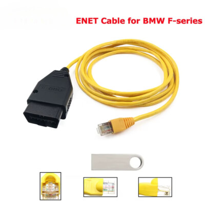 Date Cable For BMW F-series ICOM Coding OBD2 Interface Cable Scanner Data ToolS
