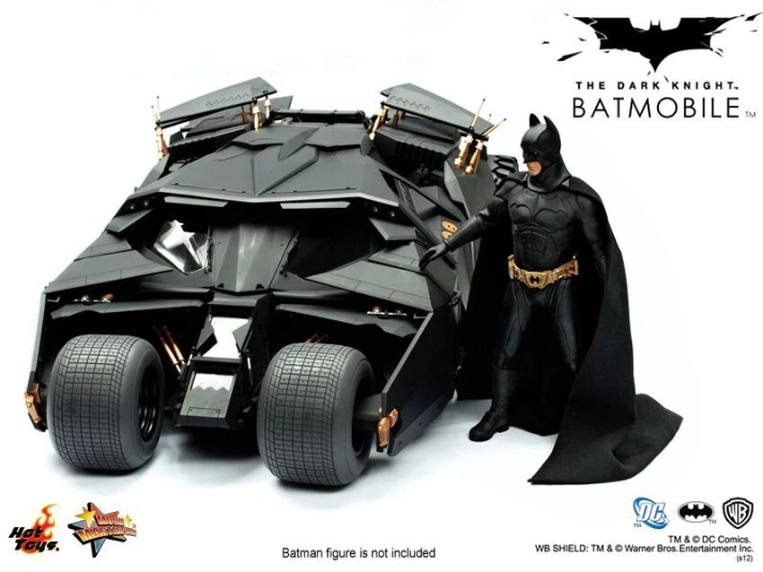 HotToys HT MMS069 Escala 1/6 Batman Batimóvil Negro Estatua Foto 3 de 4