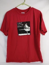 Vintage 1999 Talk To The Hoof Horse Jared Lee Studio T-shirt Red Size Large