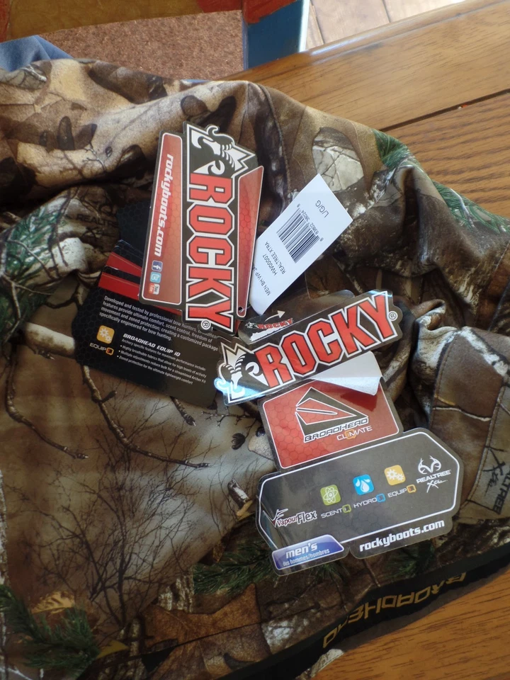 Rocky Broadhead Realtree Xtra Mens WP Odor Control Jacket NWT's Lg. MSRP-$299.99 - Image 3 of 4