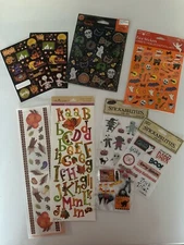 Halloween Sticker Lot American Greet, Jolees, Creative Memories, Stickabilities