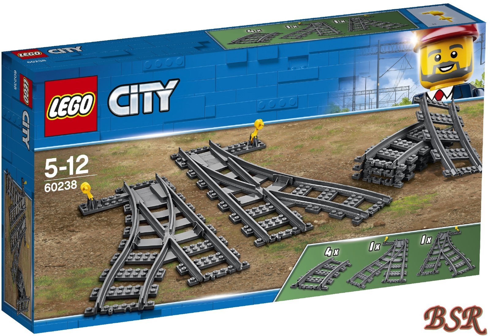 Lego City - Erweiterungsstück Für Kreative Gleisgestaltung (60238) - Bild 2