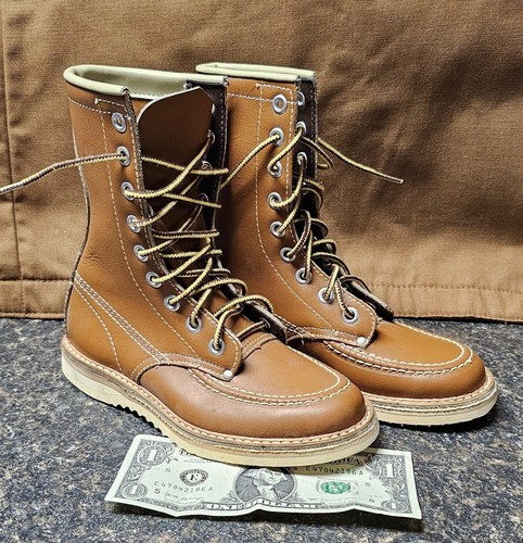 Vintage Small MOC Toe Boot Dated 1973 Rare Child Display Sample Work 12 Leather