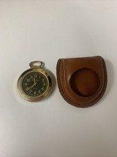 Men  s Milan Pocket Watch with Leather Case