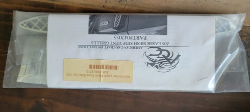 2pc C6 Corvette Z06 Laser Mesh Fender Vent Screens 2006-13 ACC - Picture 3 of 7