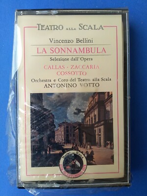 VINCENZO BELLINI ''LA SUNNAMBULA'' CALLAS VOTTO MC EMI 3C26317920 NEU