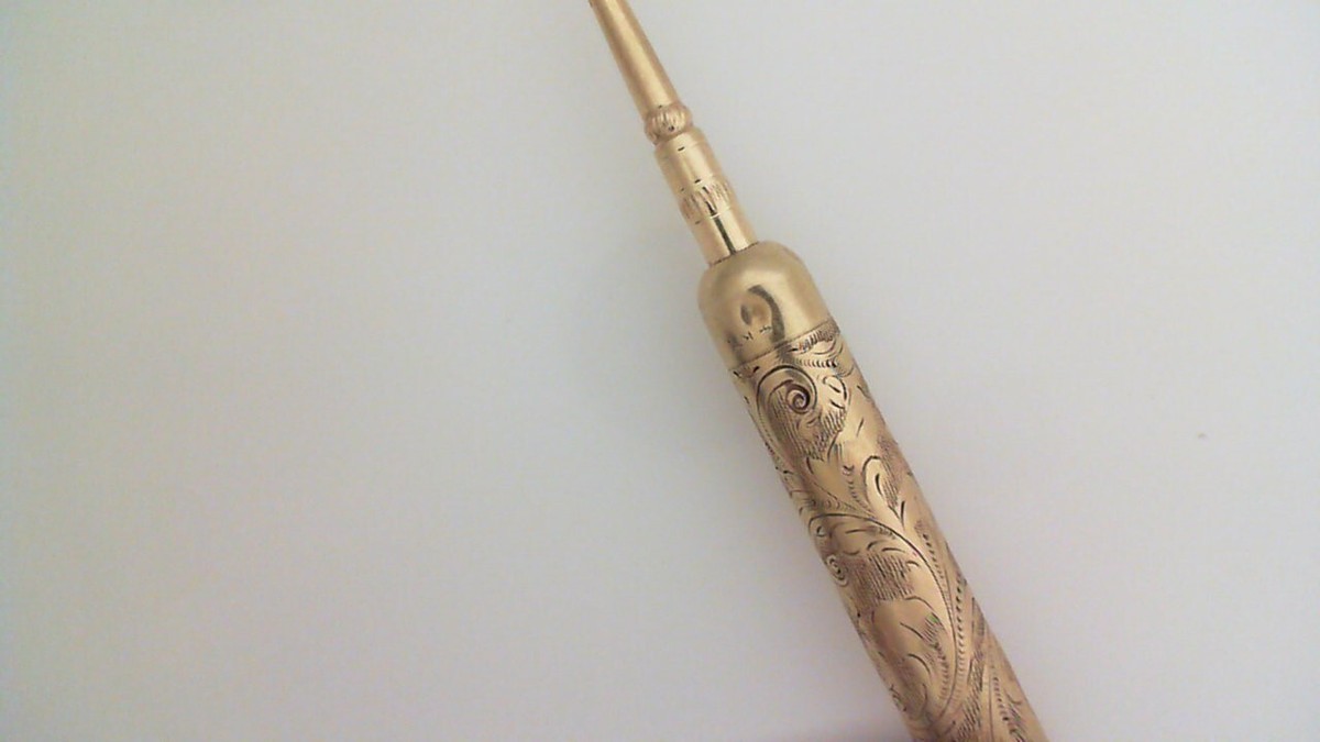 ANTIQUE 14K GOLD MECHANICAL PENCIL VINTAGE GOLD PENCIL | eBay