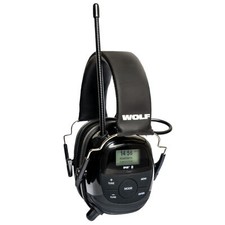 SAHAGA WOLF Headset Pro L&auml;rmschutz, Kapsel-Geh&ouml;rschutz mit Radio und Bluetooth
