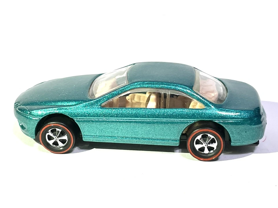 1991 Hot Wheels Lexus Sc400 CUSTOM MADE REDLINE Metallic Aqua - Image 3 of 4