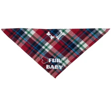 Texas Pet Company "Fur Baby" Dog Bandana Triangle Shape Adjustable Fit