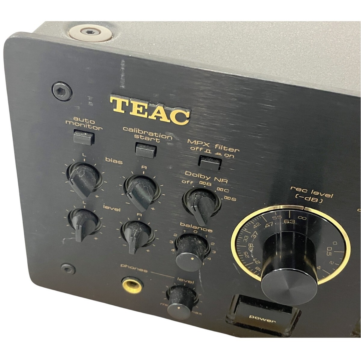 TEAC V-8030S Stereo Cassette Deck Audio Black No remote control