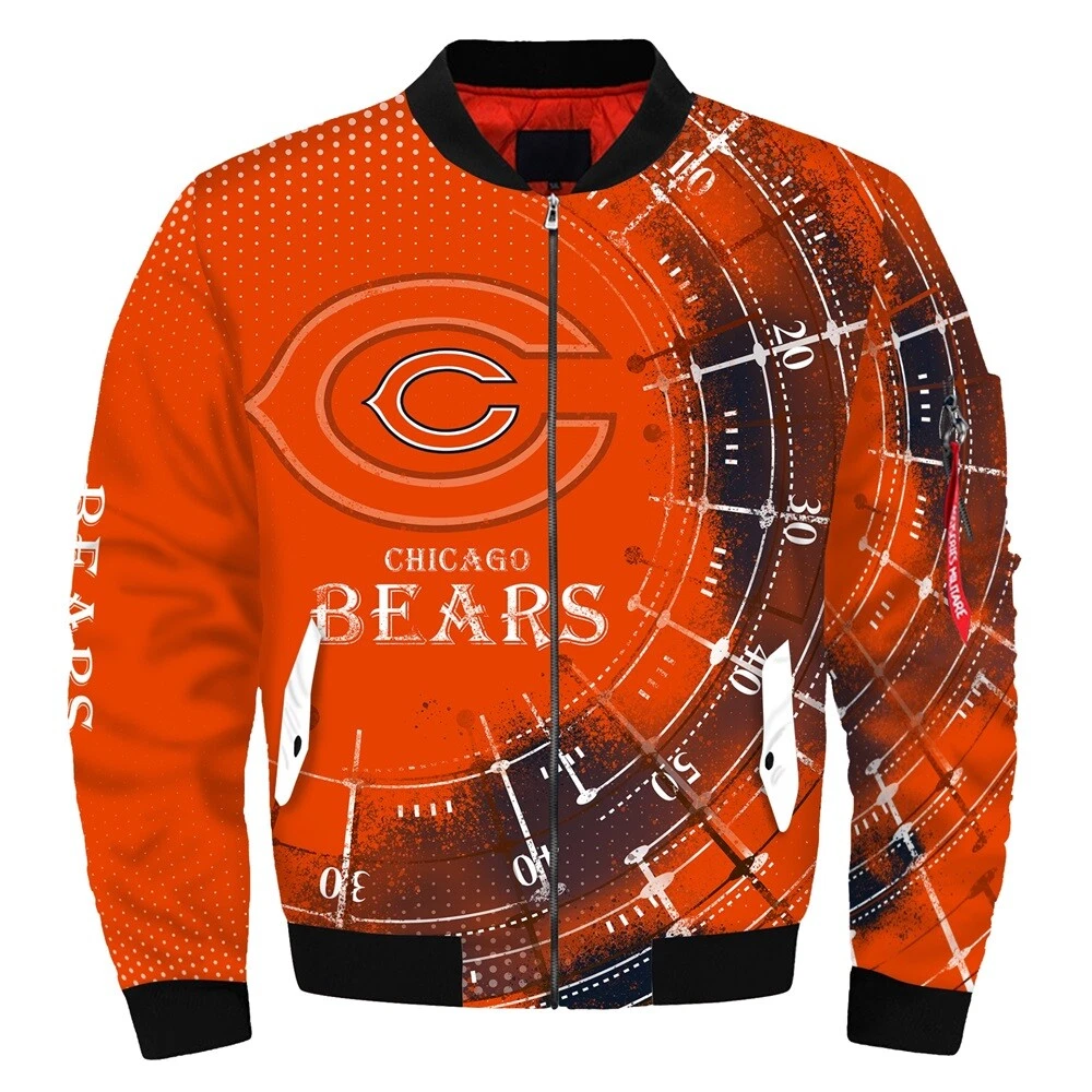 Chicago Bears Men's Flight Bomber Jacket
