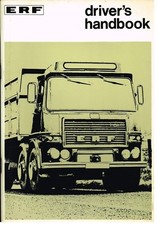 ERF 5LV 6LV 7LV 8LV SERIES TRUCK ORIGINAL 1972 DRIVERS INSTRUCTION HANDBOOK