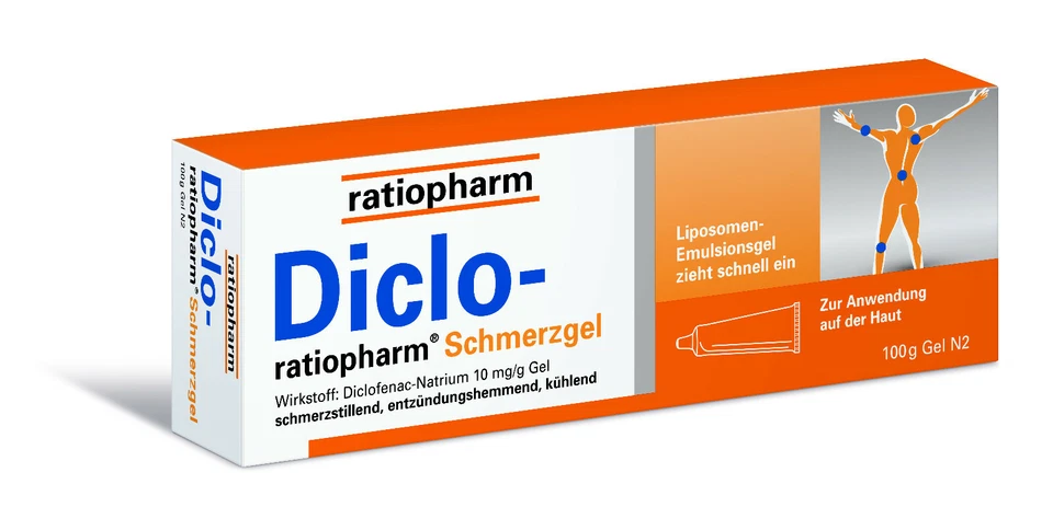 RATIOPHARM DICLO RATIO SCHMERZGEL 150g PZN 10929990 Katharinenapotheke 150 g
