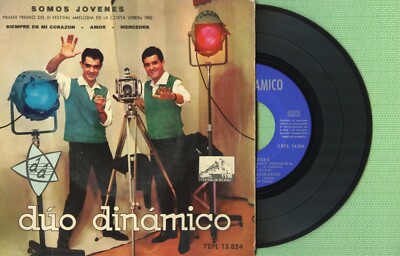 EL DUO DINAMICO / Somos Jovenes / LA VOZ DE SU AMO 7EPL-13.824 Spain 1962 EP VG+