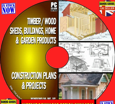14000 Holzbaupläne Holzprojekt Baupläne Ideen zum Selbermachen Schuppen Haus Garten Haustier DVD